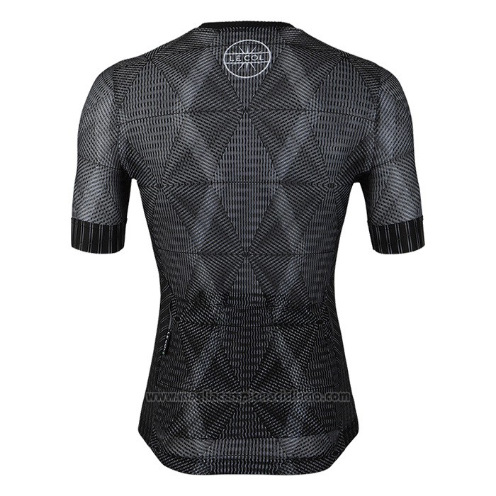 2020 Abbigliamento Ciclismo Le Col Nero Grigio Manica Corta e Salopette